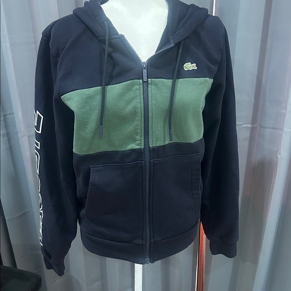 Lacoste Other - Lacoste Dark Blue and Olive Hoodie